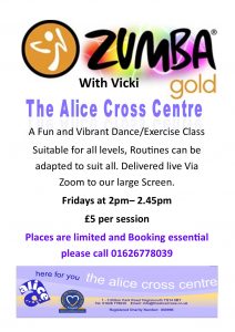 Zumba Gold At the Alice @ The Alice Cross Centre