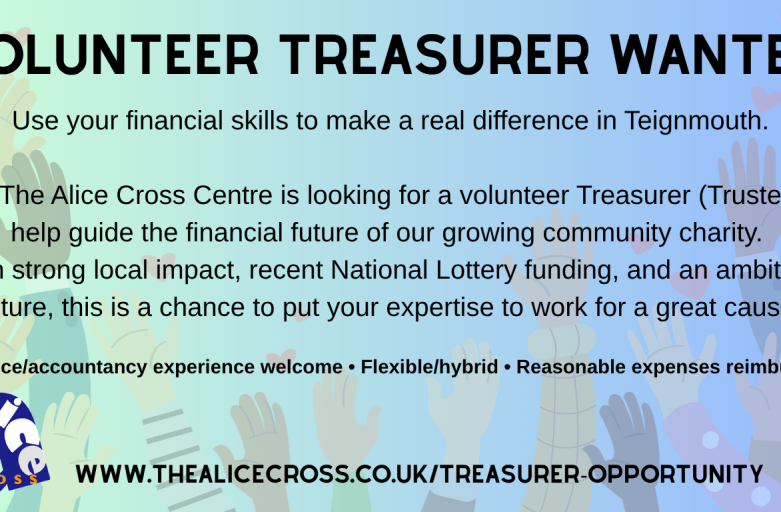 Volunteer Treasurer (Trustee Role)