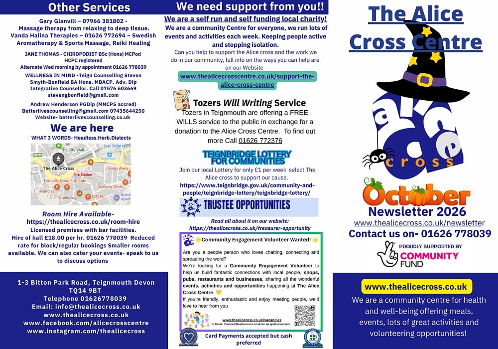 October Newsletter